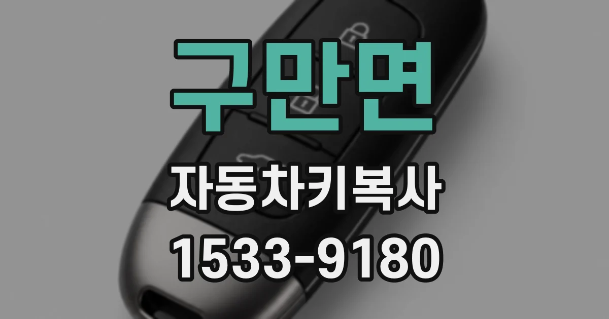 구만면 자동차키복사