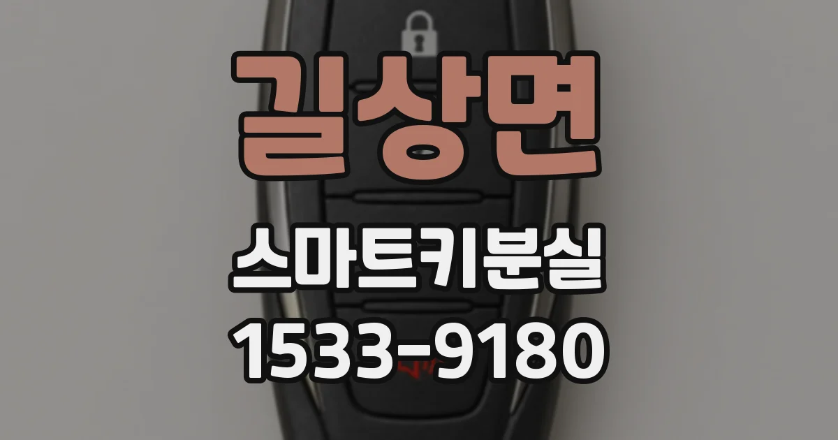 길상면 스마트키분실
