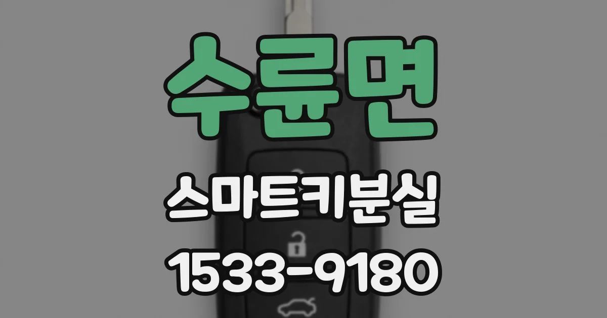 수륜면 스마트키분실