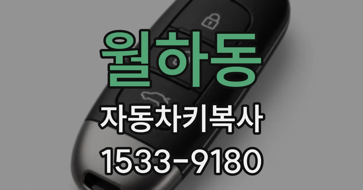 월하동 자동차키복사