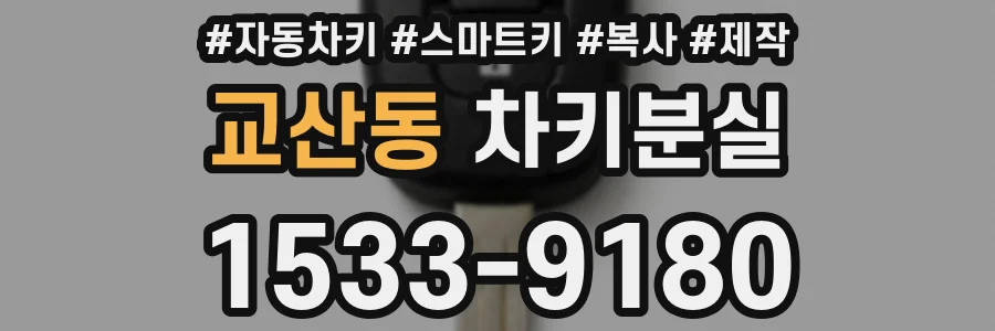 교산동 차키분실