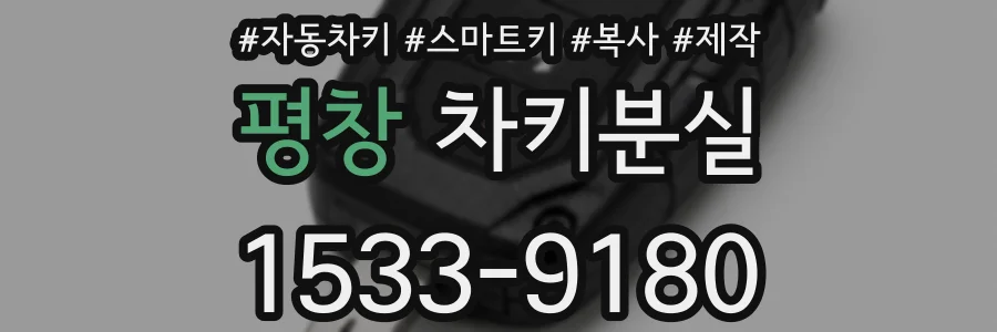 평창 차키분실