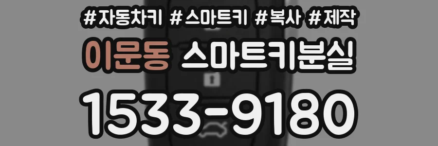 이문동 스마트키분실