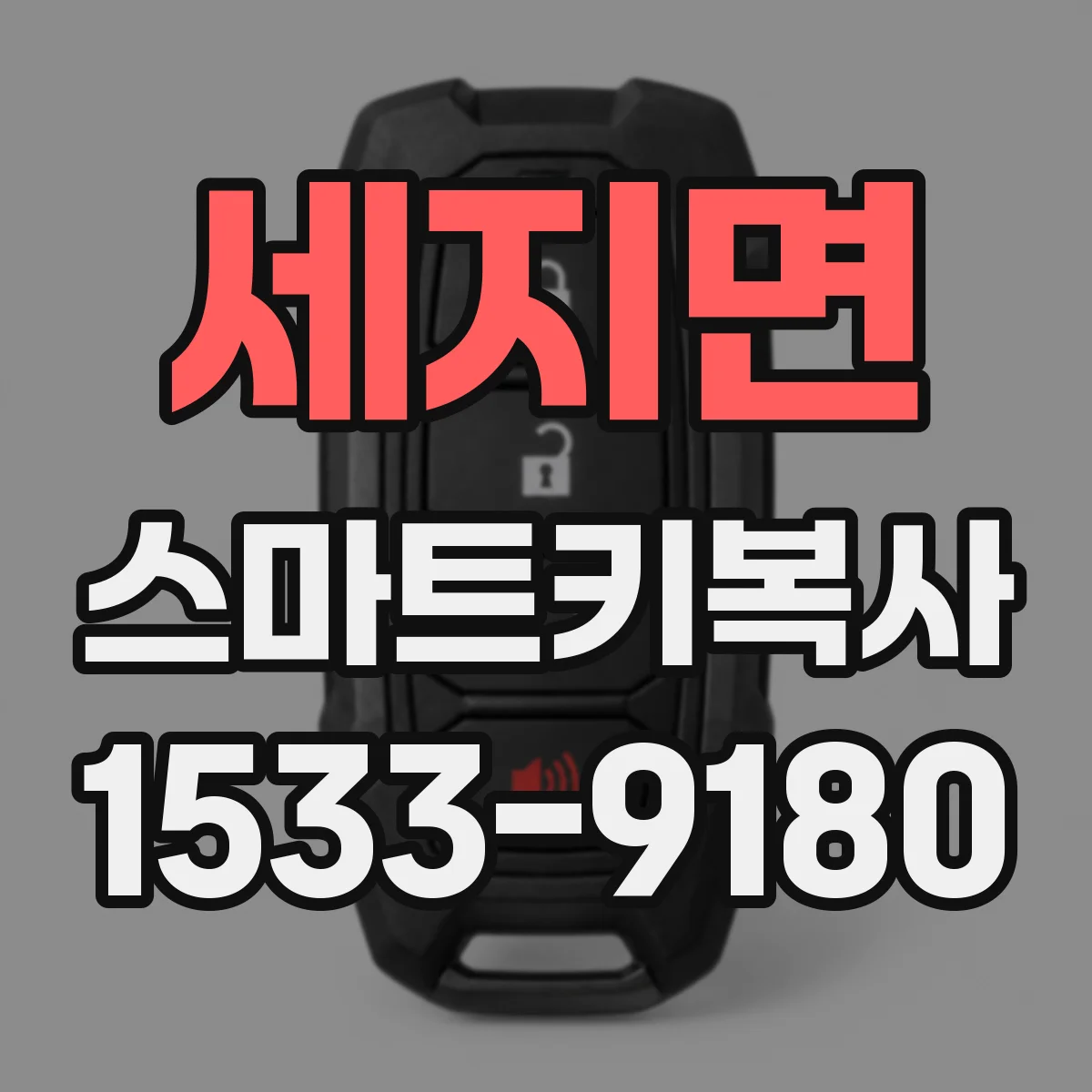 세지면 스마트키복사
