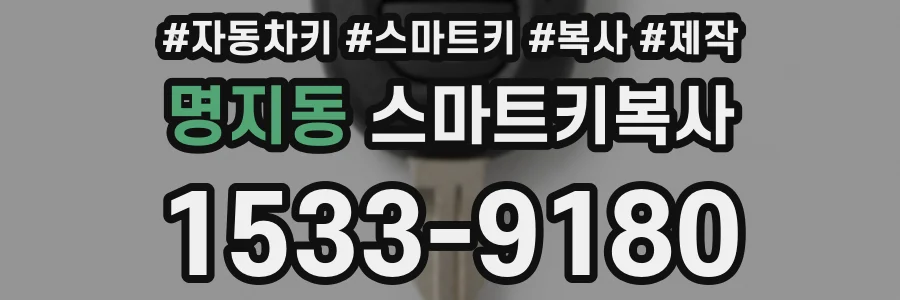 명지동 스마트키복사