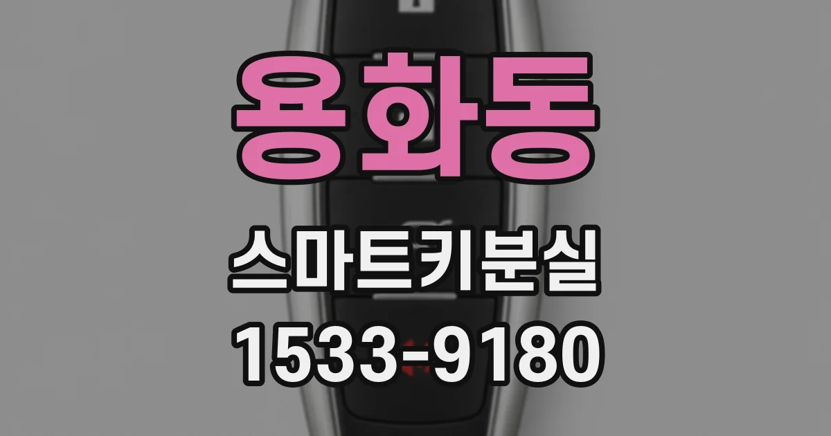 용화동 스마트키분실