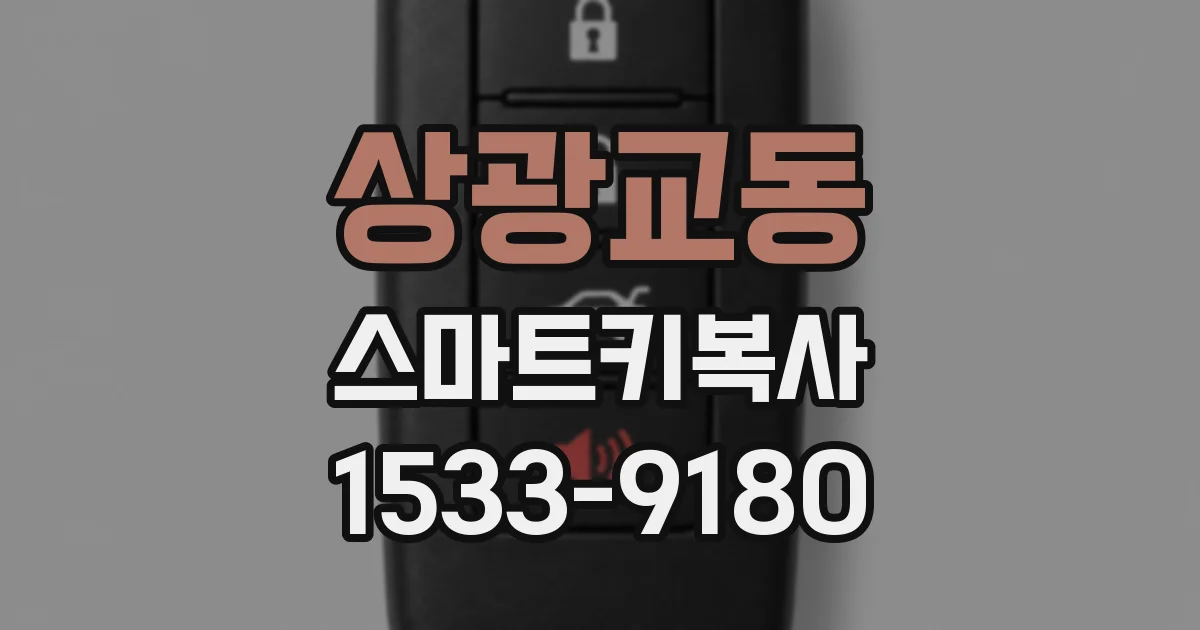 상광교동 스마트키복사