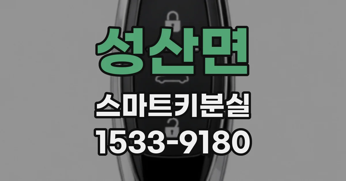 성산면 스마트키분실