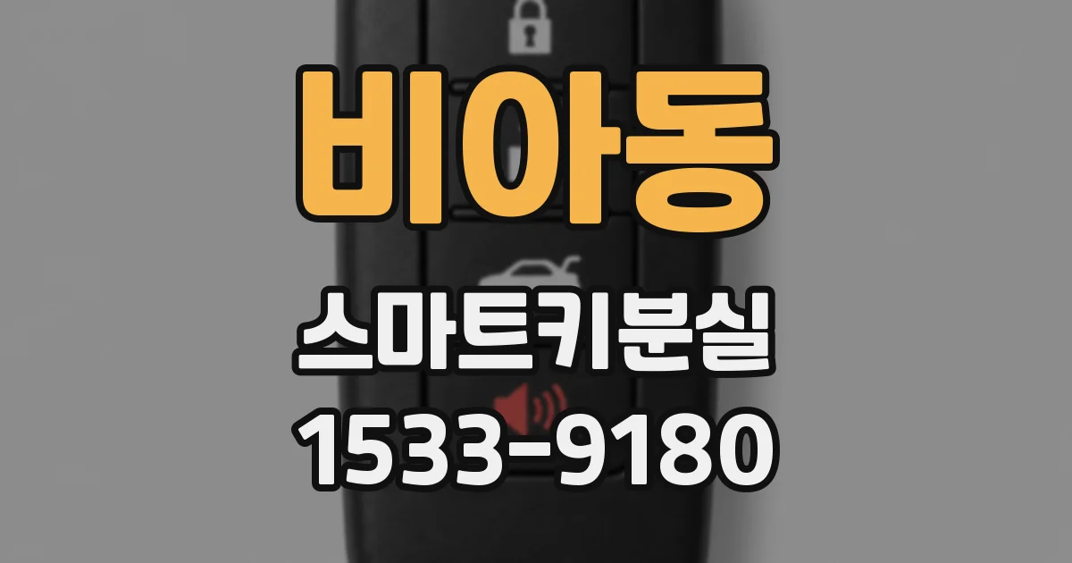비아동 스마트키분실