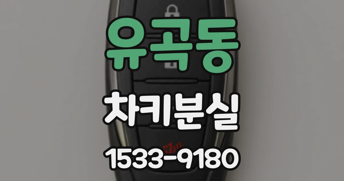 유곡동 차키분실