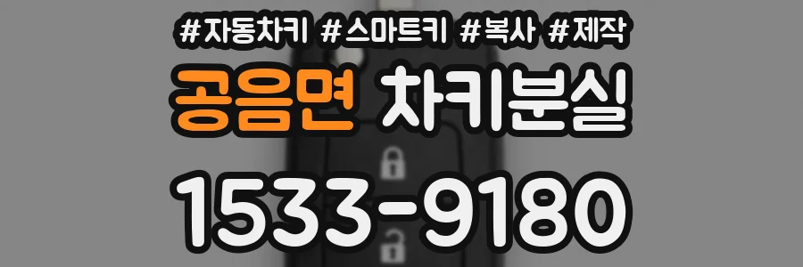 공음면 차키분실