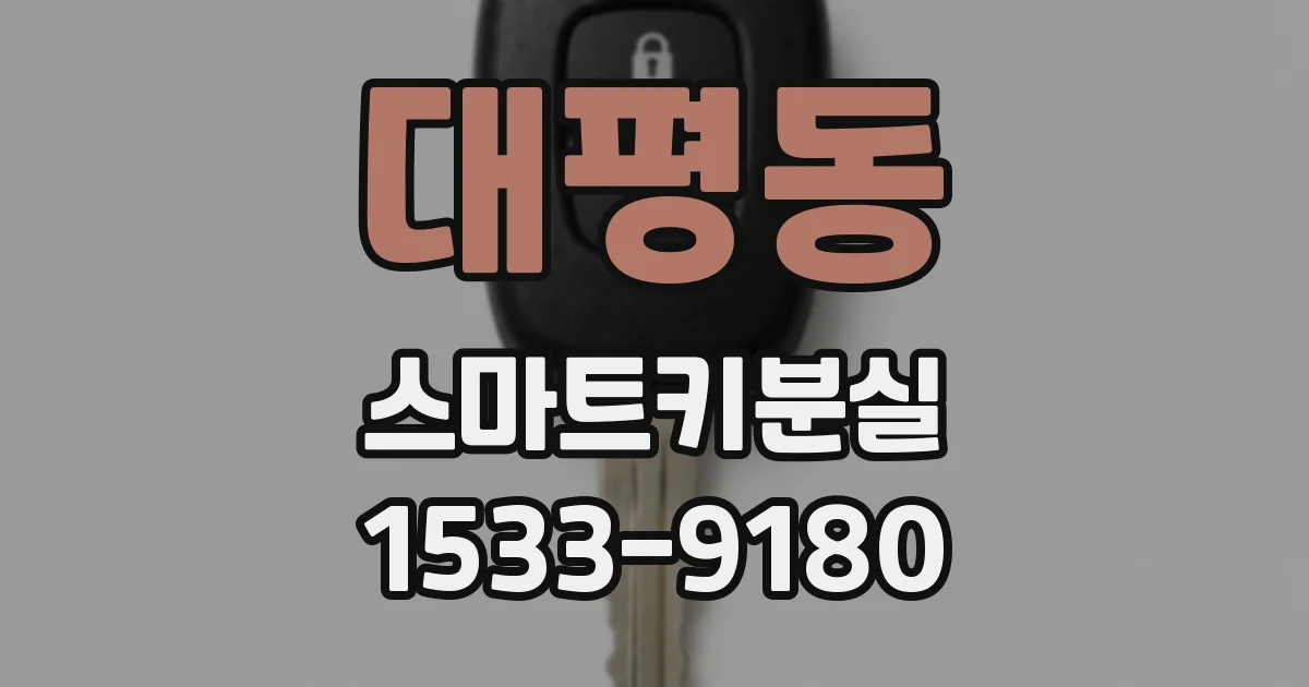 대평동 스마트키분실