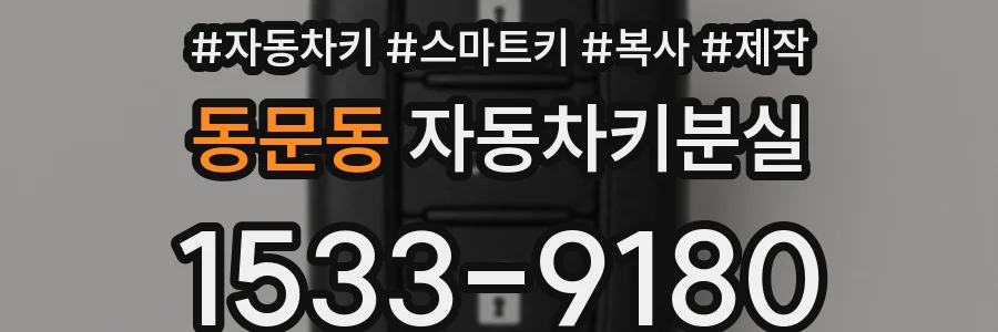 동문동 자동차키분실