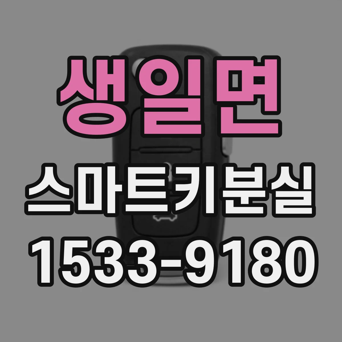 생일면 스마트키분실