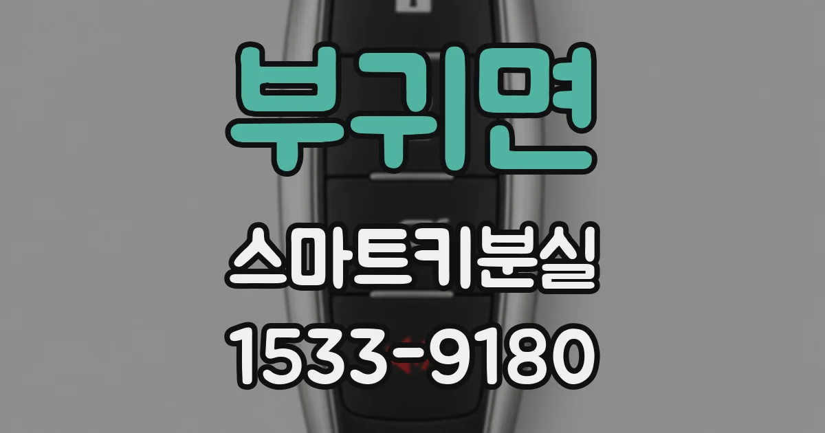 부귀면 스마트키분실