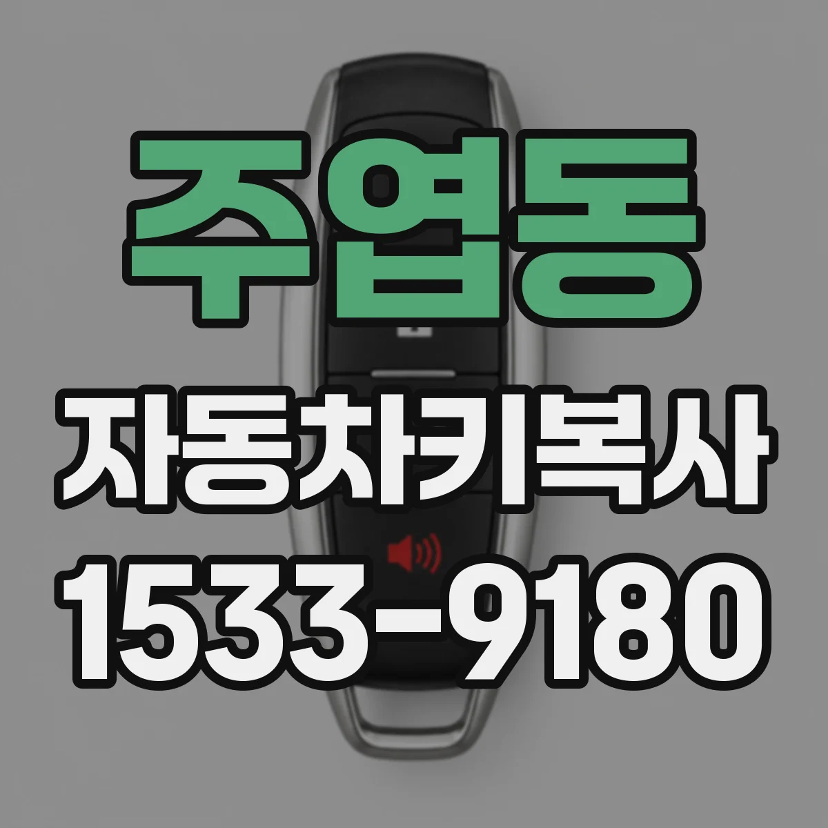 주엽동 자동차키복사