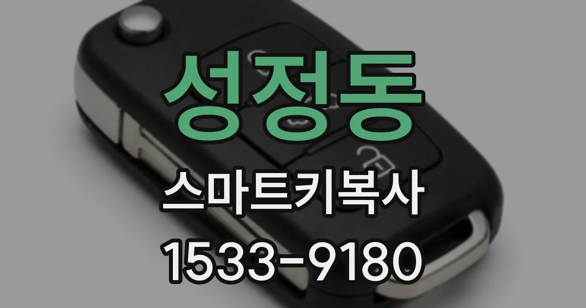 성정동 스마트키복사