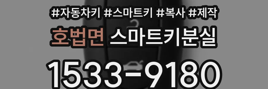 호법면 스마트키분실