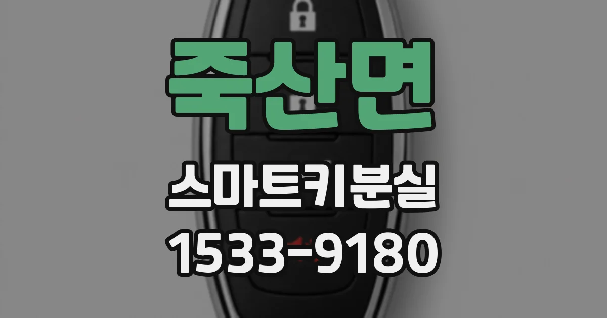 죽산면 스마트키분실