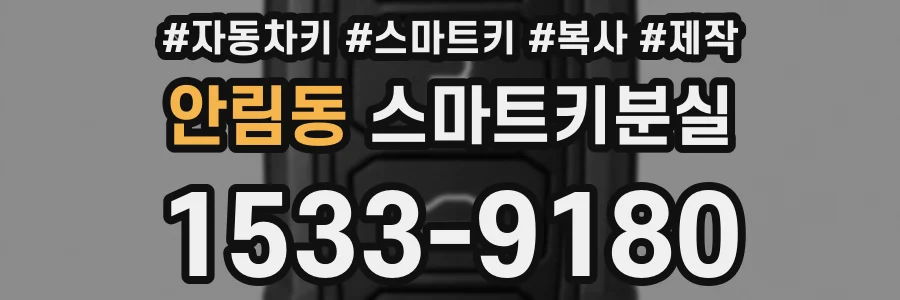 안림동 스마트키분실