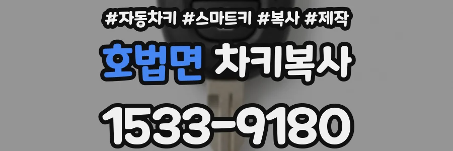호법면 차키복사