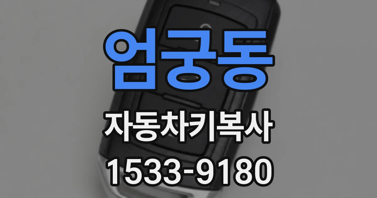 엄궁동 자동차키복사