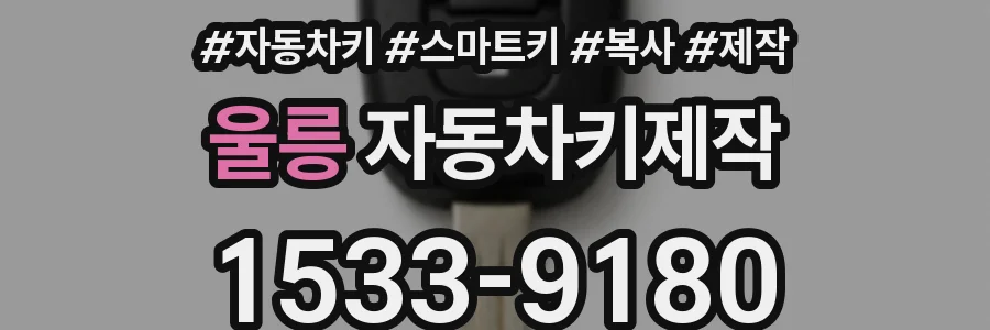 울릉 자동차키제작