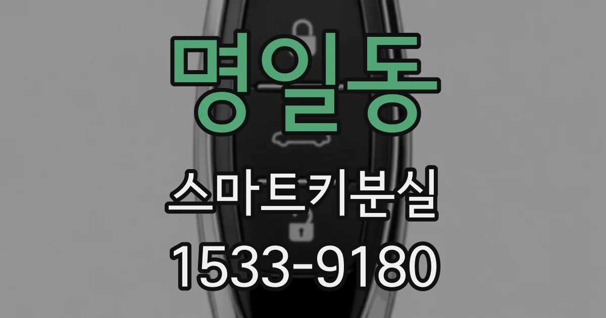명일동 스마트키분실