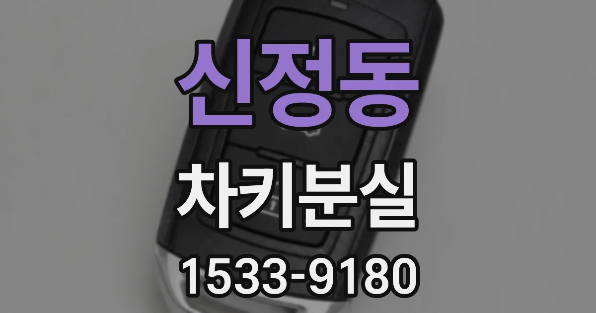 신정동 차키분실