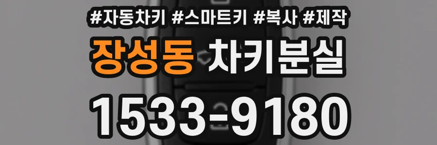 장성동 차키분실