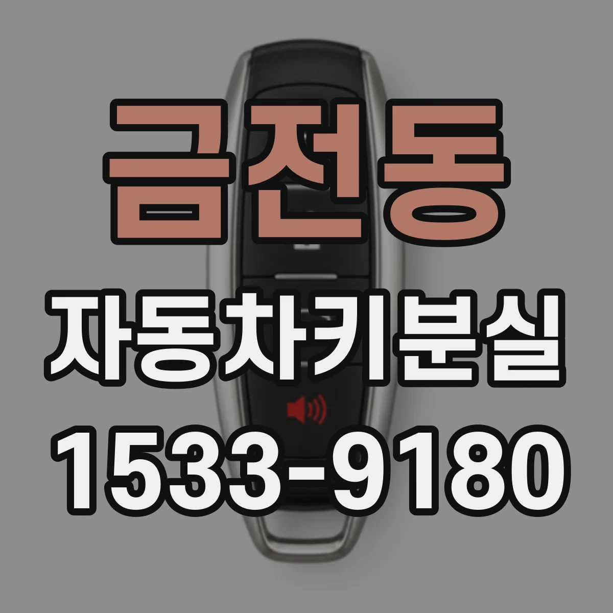 금전동 자동차키분실