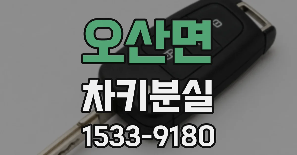 오산면 차키분실