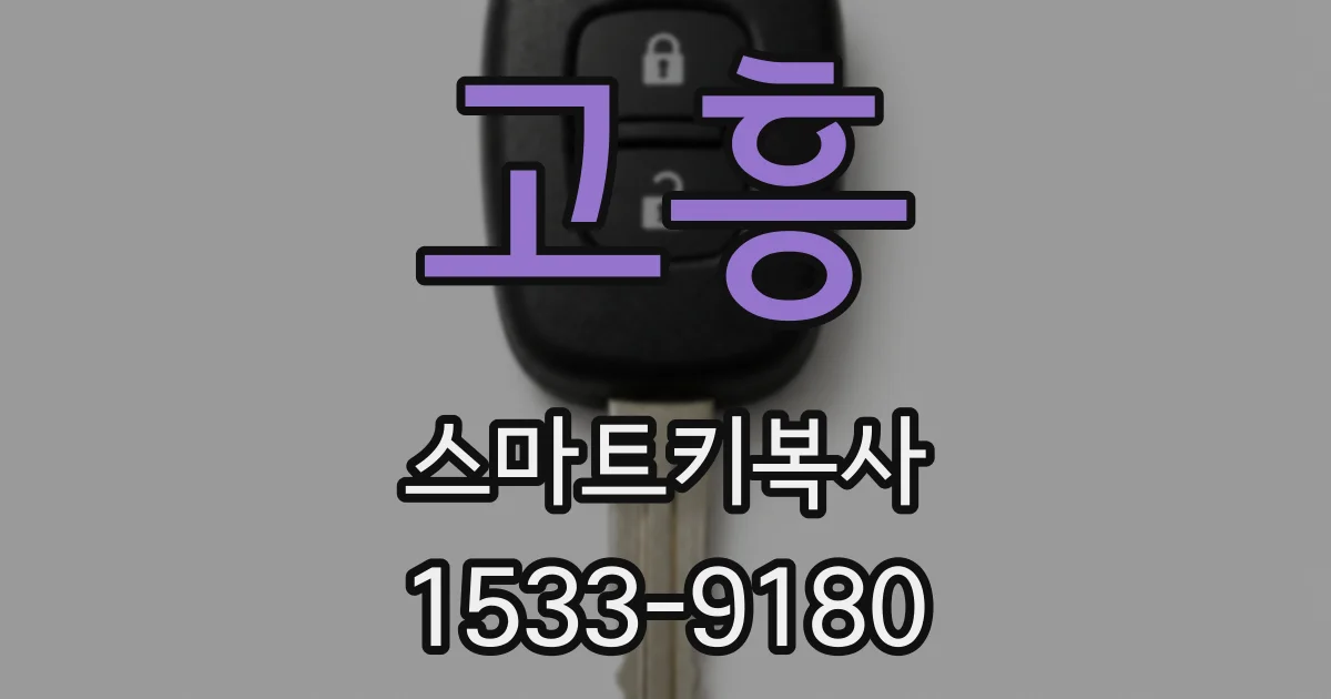 고흥 스마트키복사