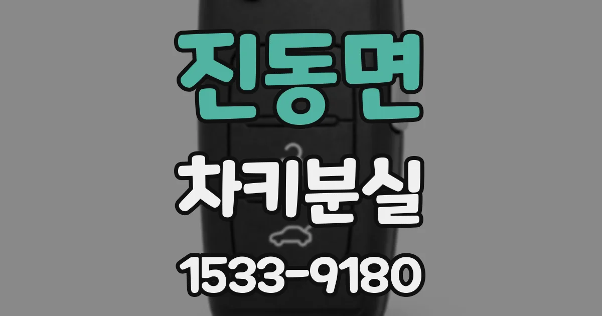진동면 차키분실
