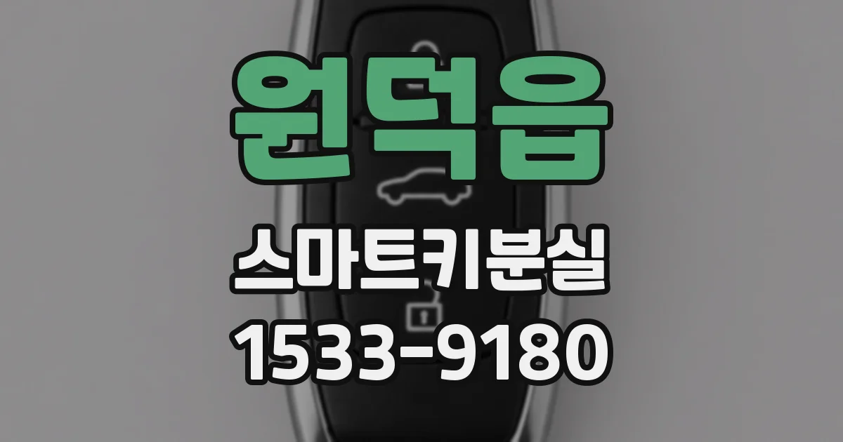 원덕읍 스마트키분실