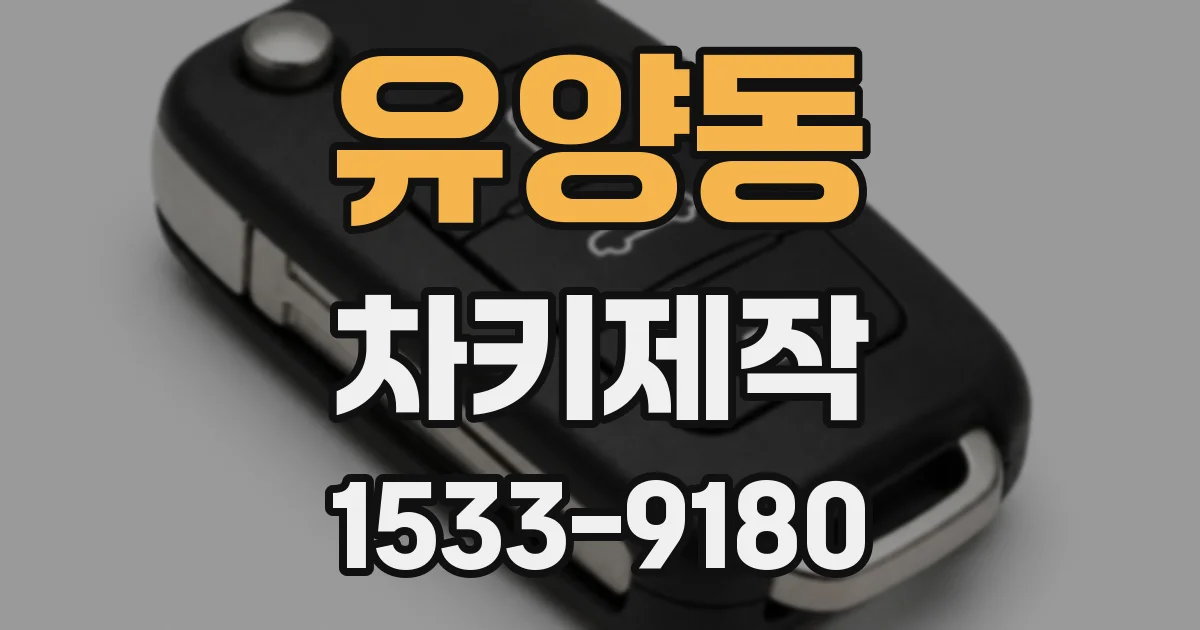 유양동 차키제작