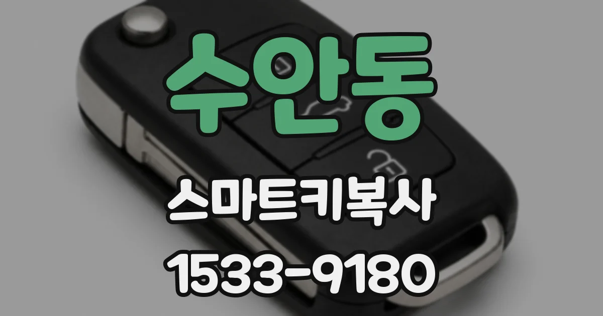 수안동 스마트키복사
