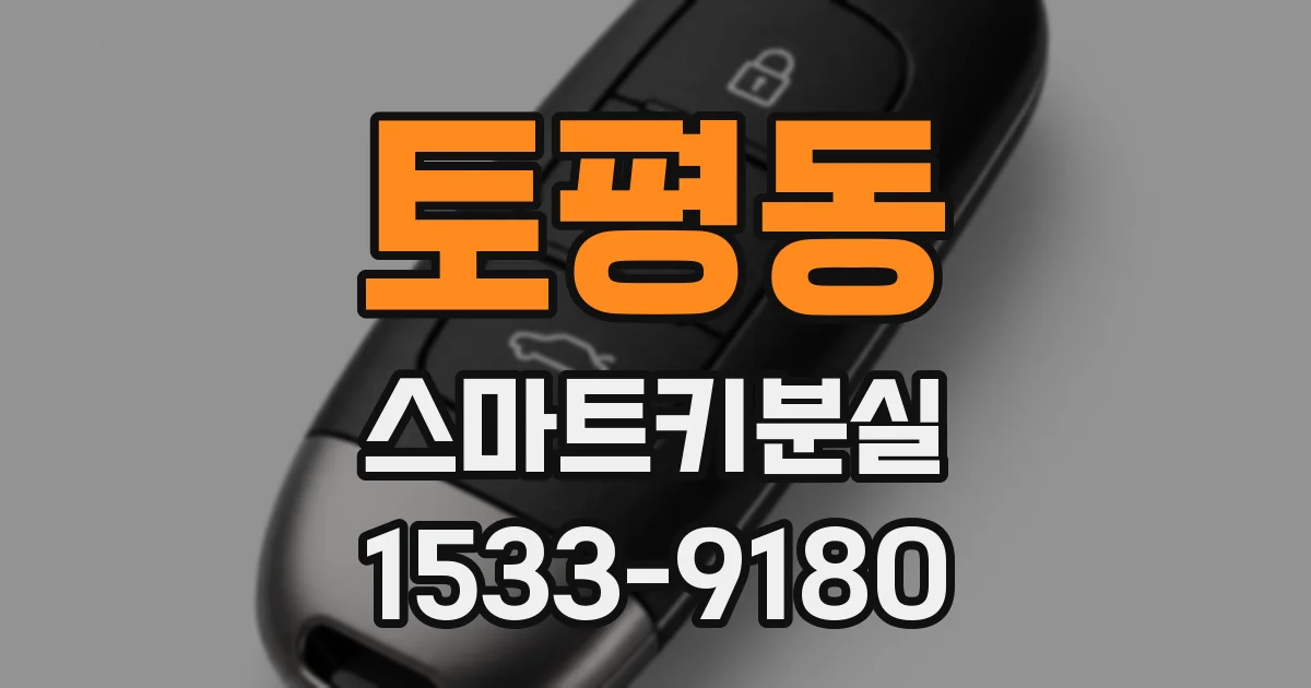토평동 스마트키분실