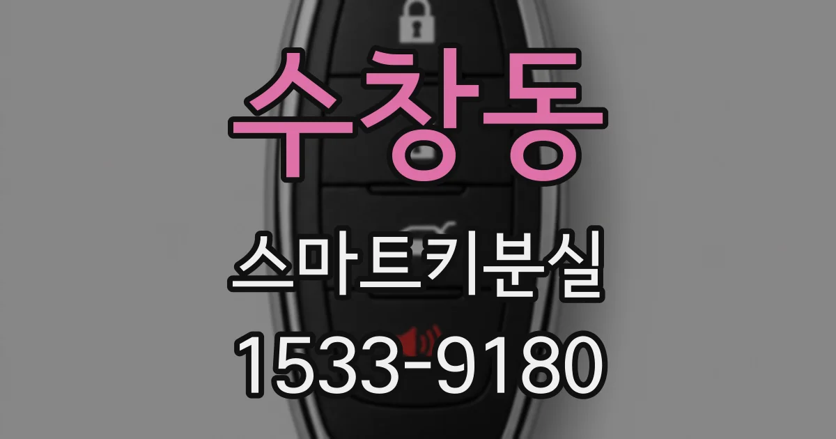 수창동 스마트키분실