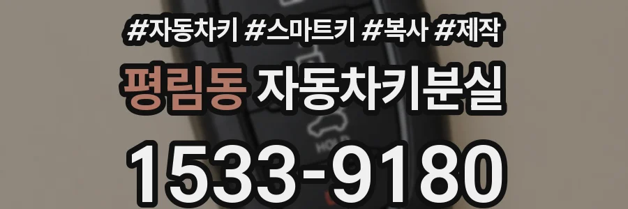 평림동 자동차키분실