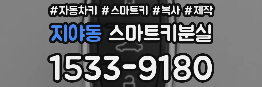 지야동 스마트키분실