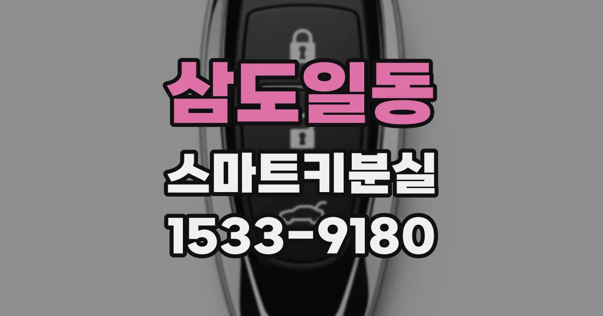 삼도일동 스마트키분실