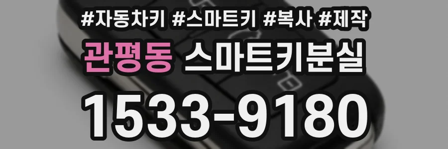 관평동 스마트키분실