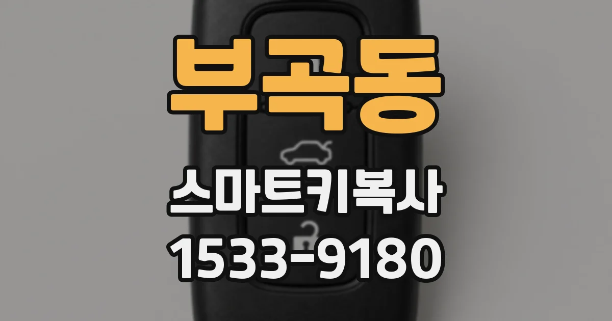 부곡동 스마트키복사