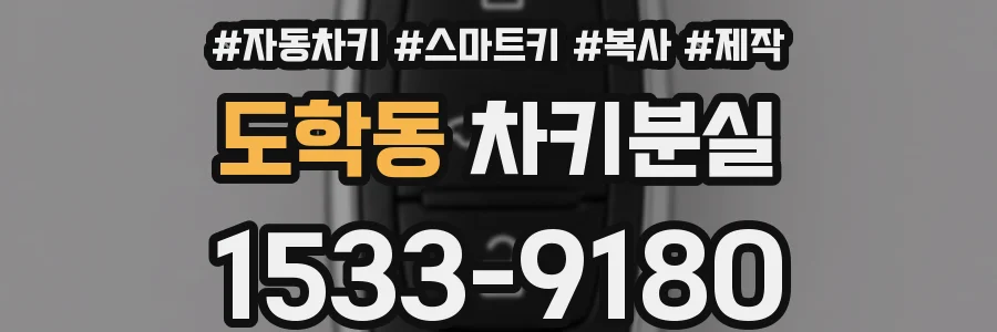도학동 차키분실