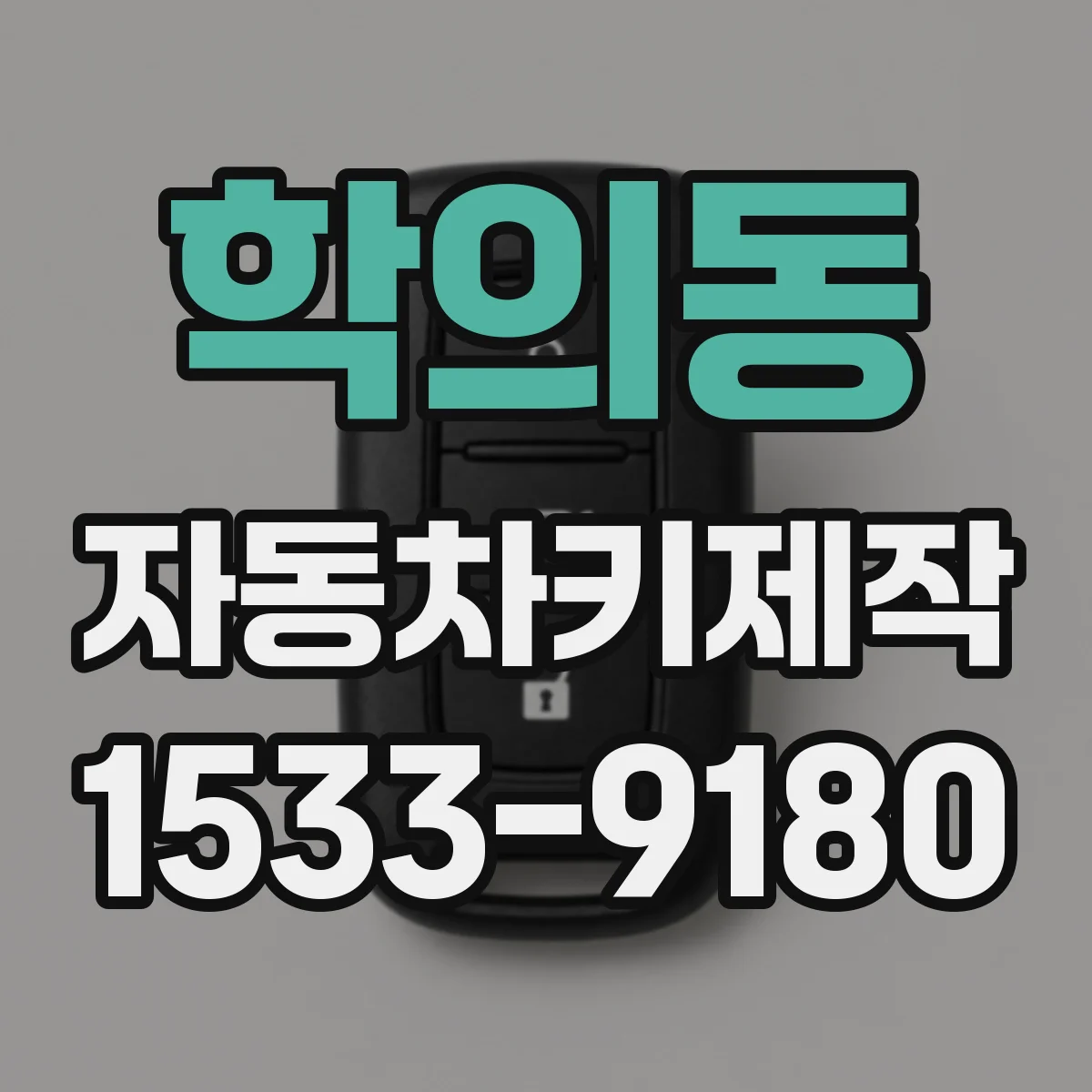 학의동 자동차키제작
