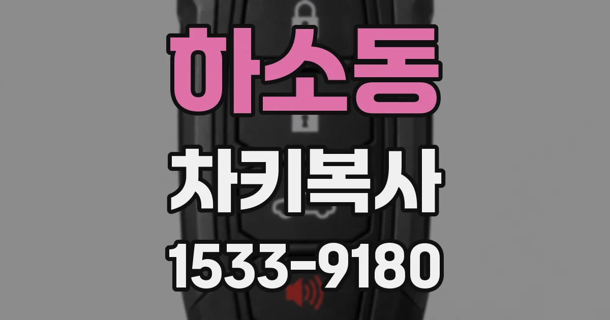 하소동 차키복사