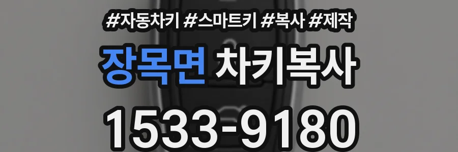 장목면 차키복사
