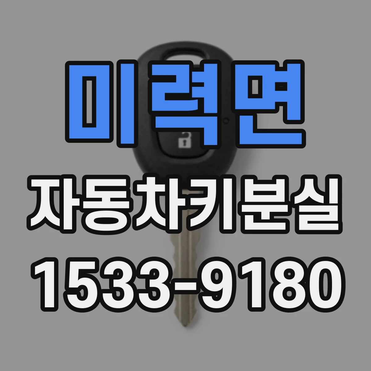 미력면 자동차키분실