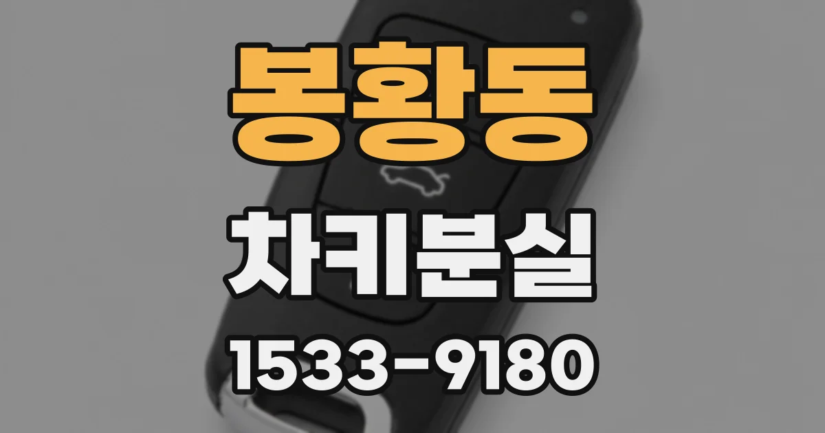 봉황동 차키분실